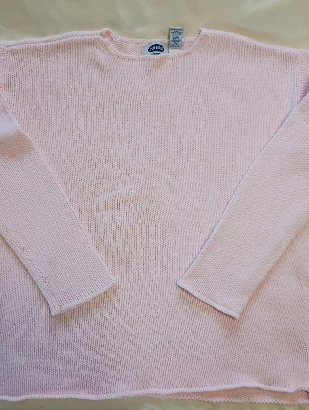 EUC Old Navy Light Pink Crewneck Knit Sweater